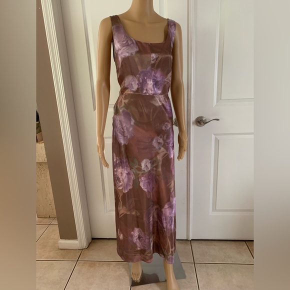 VINCE Women's Square Neck Evening Dress - Picture 8 of 17